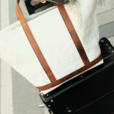 Cosima Tote Tobacco / Off White