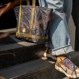 Cosima Tote Smoke / Chartreuse