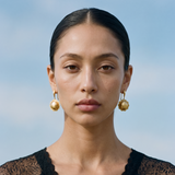 Cosima Gold Sunburst Earrings