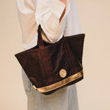 Mini Cosima Tote Wine/Gold