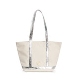 Cosima Canvas Tote Off White/Silver