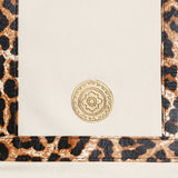 Cosima Canvas Tote Off White/Leopard