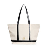 Maxi Cosima Canvas Tote Off White/Coal