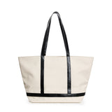 Maxi Cosima Canvas Tote Off White/Coal