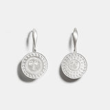 Cosima Silver Sun/Moon Earrings