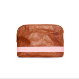 Cosima Carryall Clutch Tobacco/Baby Pink