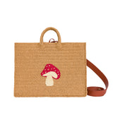 Terra Large Tote with Mushroom