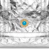 Maxi Cosima Sunburst Tote Silver