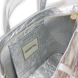Maxi Cosima Sunburst Tote Silver
