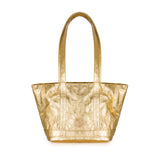 Mini Cosima Tote with Long Handles Gold