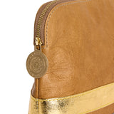 Cosima Carryall Clutch Latte/Gold