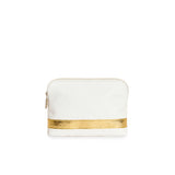 Cosima Carryall Clutch White/Gold