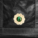 Mini Cosima Malachite Sunburst Tote Coal