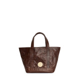 Mini Cosima Tiger’s Eye Sunburst Tote Chocolate