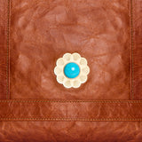Classic Cosima Sunburst Tote Tobacco