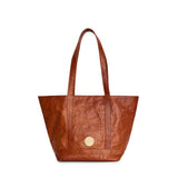 Classic Cosima Sunburst Tote Tobacco