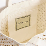 Classic Cosima Disco Tote White with Short Handles
