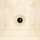 Micro Cosima Onyx Sunburst Tote Champagne