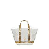 Mini Cosima Tote White/Gold