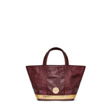 Mini Cosima Tote Wine/Gold