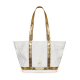 Cosima Tote White/Gold