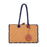 Terra Beads Tote with Long Handles