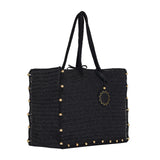 Terra Large Beads Tote with Long Handles