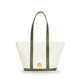 Cosima Tote Off White / Emerald