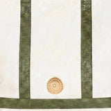 Cosima Tote Off White / Emerald