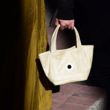 Micro Cosima Onyx Sunburst Tote Champagne