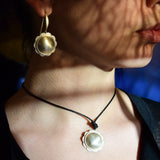 Cosima Silver Sunburst Earrings