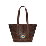 Classic Cosima Sunburst Tote Chocolate