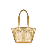 Mini Cosima Tote with Long Handles Gold