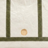 Maxi Cosima Tote Off White / Emerald
