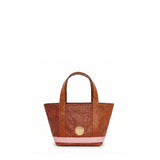Micro Cosima Tote Tobacco / Baby Pink