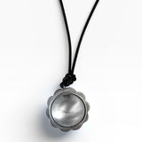 Cosima Sunburst Necklace Silver