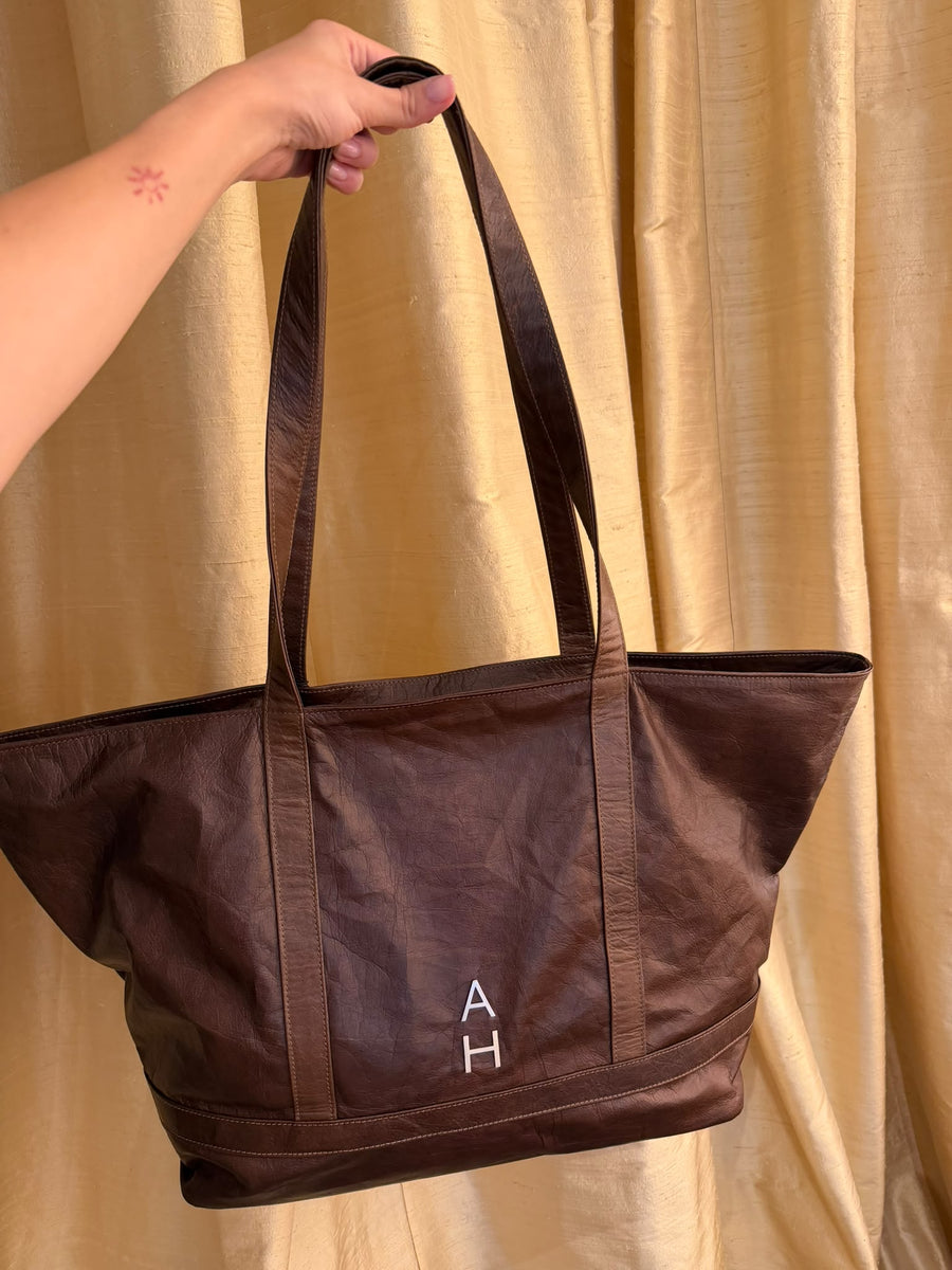 Classic Cosima Tote Chocolate