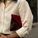 Cosima Envelope Clutch Wine / Rouge