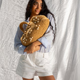 Terra Doctor Bag with Seashells and Beads