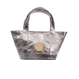 Micro Cosima Tote Gunmetal Silver