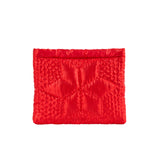 Nevin Pillow Clutch with Satin