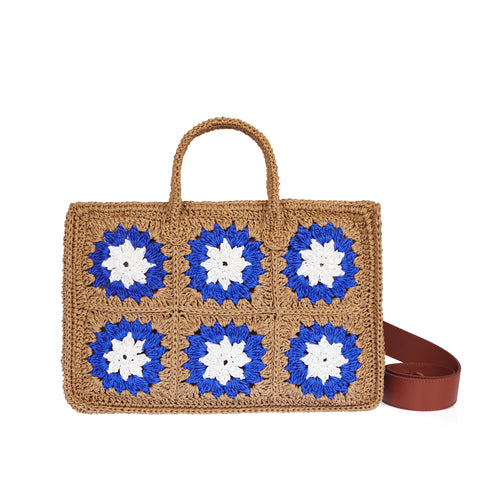 Terra Granny Bag with Raffia