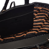 Terra Large Bag in Two Tone Raffia