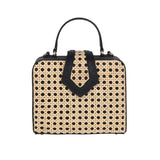 Fey Mini Box with Leather&Rattan
