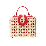 Fey Mini Box with Leather&Rattan