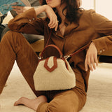 Mini Jung Bag with Wool/Leather