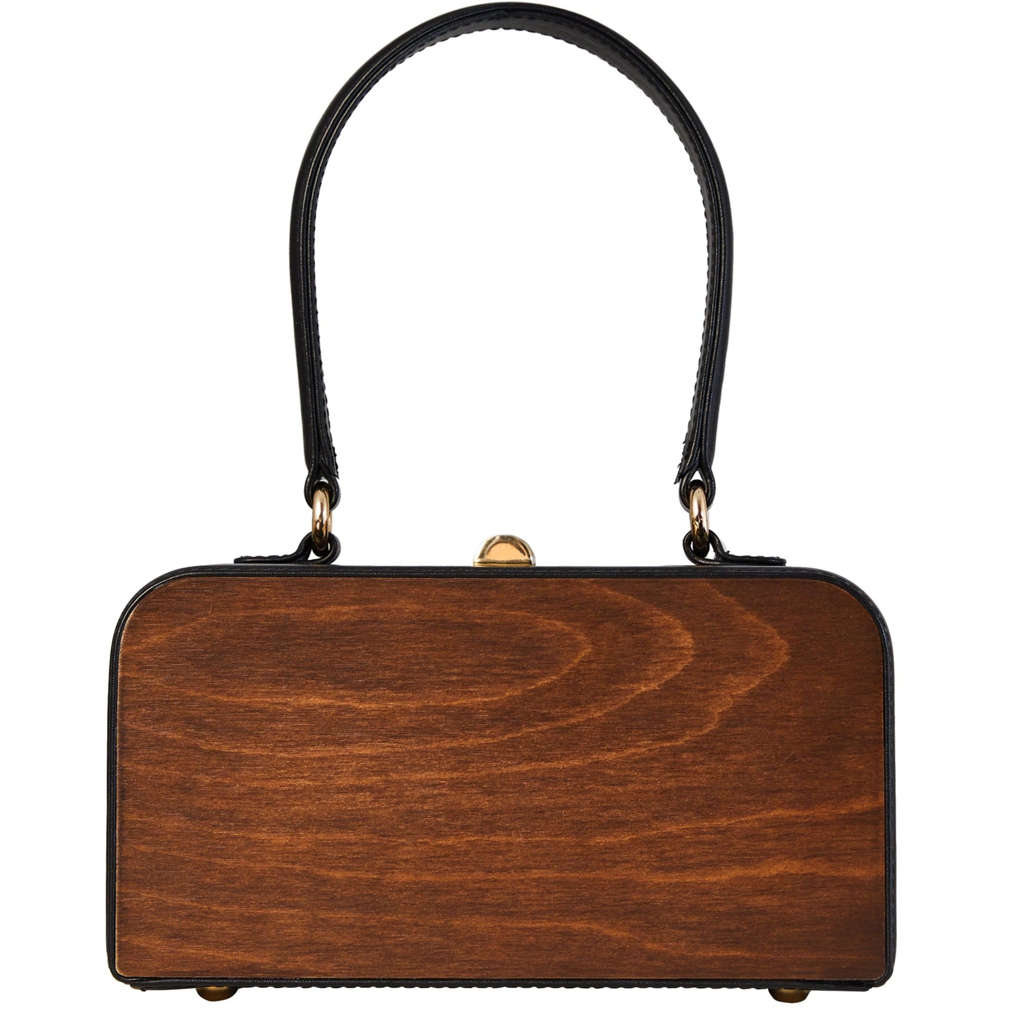 Luna Box in Walnut Wood and Leather